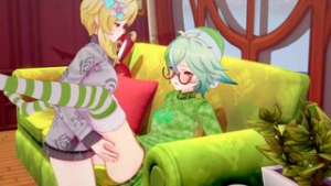 Jingle Bells in Genshin Impact (SFX Only) - ﻿3D animation on Crohasit