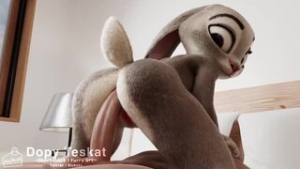 Judy Hopps reverse cowgirl position - Zootopia animation on Crohasit