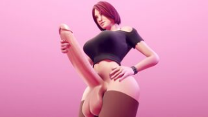 Katie Doing The Jerk [Lition] - ﻿3D animation on Crohasit
