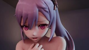 Keqing ride fucks big cock - Genshin Impact animation on Crohasit