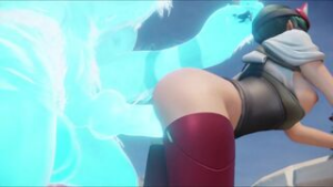 Kiriko x Spirit Wolf Doggystyle Hair Pull [Rekin3D] - ﻿3D animation on Crohasit