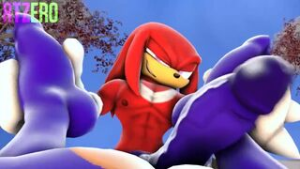 Knux fucking Sonic in the Sky - ﻿3D animation on Crohasit