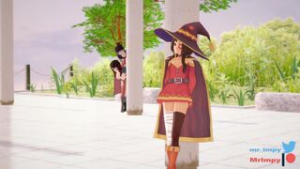 Konosuba – Yunyun leaves Megumin waiting while getting fucked [MrImpy] - ﻿3D animation on Crohasit