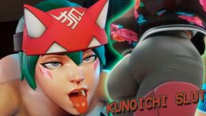 Kunoichi Slut (Short Kiriko HMV) – ShiranuiStan - Overwatch animation on Crohasit