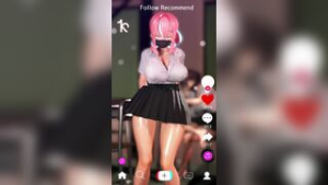 KyaroMMD tik tok 1 - ﻿3D animation on Crohasit