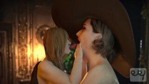 Lady Dimitrescu and Bela - Resident Evil 8: Village animation on Crohasit