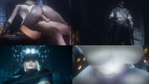 Lady Maria x Hunter (Bloodborne) - ﻿3D animation on Crohasit