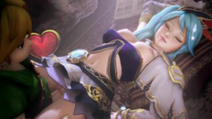 Lana and Link [ambrosine92] - ﻿3D animation on Crohasit