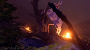 Lara gets fucked by a futa centaur [Lewddokkae] - ﻿3D animation on Crohasit