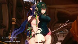 Lauma x Nefer FutaSex (sound) - Genshin Impact animation on Crohasit