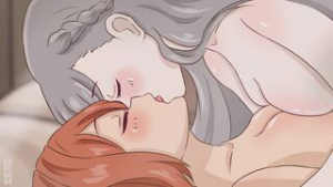 Lawine and Kanne make sweet love all day - 2D animation on Crohasit