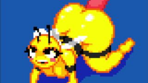 Lena the Bee Doggystyle Cumflation [sound edit] - 2D animation on Crohasit