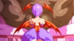 Lilith unmatching wild blowj0b! - Dark Stalkers animation on Crohasit