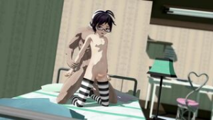 Little sissy fucked by masked man - ﻿3D animation on Crohasit