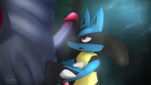 Lucario x Machoke - Pokemon animation on Crohasit