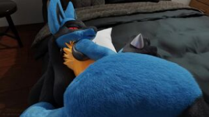 Lucario Needs Attention - ﻿3D animation on Crohasit