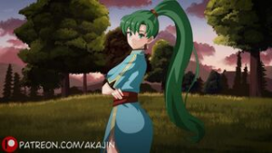 Lyn takes care of things (Akajin) - Fire Emblem animation on Crohasit