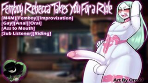 [M4M] Femboy Rebecca Takes You For a Ride - Asmr animation on Crohasit