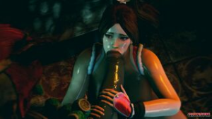 Mai Shiranui Vs Oni Blowjob [26Regionsfm] - ﻿3D animation on Crohasit