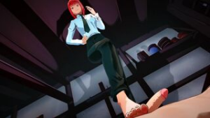 Makima And Power Trample - chainsaw man animation on Crohasit