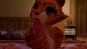Master Tigress x Bunny - ﻿3D animation on Crohasit