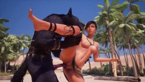 Maya and Black Wolf -Adeptus Steve - rule34 animation on Crohasit