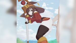 Megumin Doggy - ﻿3D animation on Crohasit