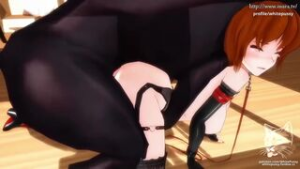 Meiko and big dog (sound version) - ﻿3D animation on Crohasit