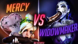 Mercy VS Widowmaker | BBC Fuck Battle - Overwatch animation on Crohasit