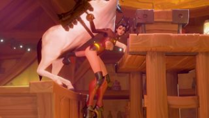 Mercy X Horse [voidcourt] - ﻿3D animation on Crohasit