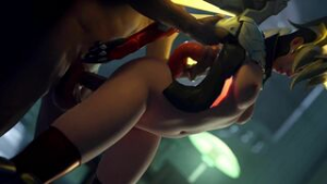 Mercy sexy doggystyle (clothed 2) (Overwatch) - Overwatch animation on Crohasit