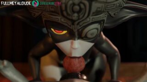 Midna & Wolf Link [FullMetalDude] - ﻿3D animation on Crohasit