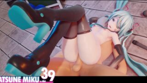 Miku fucked [Akt] - ﻿3D animation on Crohasit