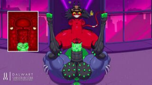 Millie calmed the Horse - helluva boss animation on Crohasit