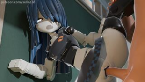 Minne In The Hallway (SeLine) - ﻿3D animation on Crohasit