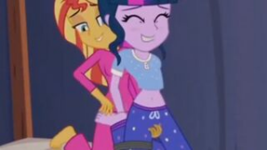 Mistress Sunset Shimmer makes Twilight Sparkles her slave! - equestria girls animation on Crohasit