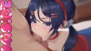 Mita really loves you ( Miside Blowjob ) - Miside animation on Crohasit