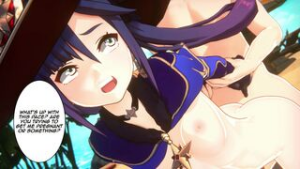 Mona – Beach Episode 4K - Genshin Impact animation on Crohasit