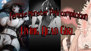 Monster girls compilation PMV Living dead girl - ﻿3D animation on Crohasit