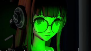 Morgana runs into futaba - ﻿3D animation on Crohasit