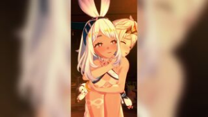 Mualani and Bennett having fun - Genshin Impact animation on Crohasit