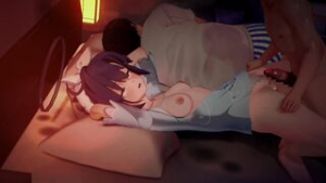 [NTR] Blue Archive Yuuka pajamas - blue archive animation on Crohasit