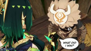 Nefer wins Hilichurl cocks - Genshin Impact animation on Crohasit