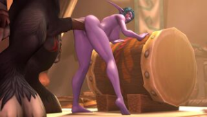 Night Elf Back Door – HD (BonkerzHonkerz) - ﻿3D animation on Crohasit
