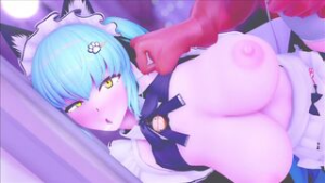 [Nikke] Unkind Maid - iwara animation on Crohasit