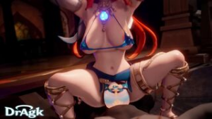 Nilou Dance Full [Dragk] - Genshin Impact animation on Crohasit