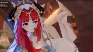 Nilou’s Foot Training - Genshin Impact animation on Crohasit