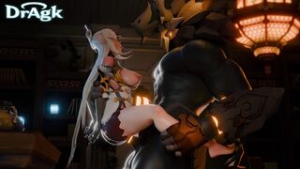 Ning X Mitachurl [Dragk] - ﻿3D animation on Crohasit