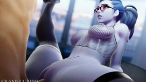 Office Slut Widowmaker Fucked On the Table - ﻿3D animation on Crohasit