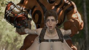 Orc & Lara [MangoMan][4K] - ﻿3D animation on Crohasit